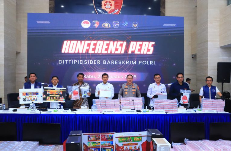 Polri Ungkap Sindikat Judi Online Jaringan Internasional, Sita Rp16,4 Miliar dan Bekukan 76 Rekening